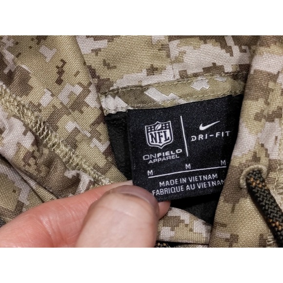 NIKE‎ Miami Dolphins Salute to Service Hoodie Jacket Green Medium M - Picture 2 of 10